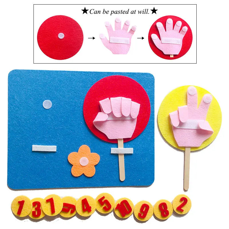 Children's Cognitive Toy in Felt