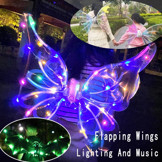 LED Butterfly Wings for Girls