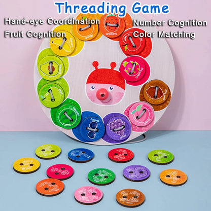 The Rainbow Threading Game